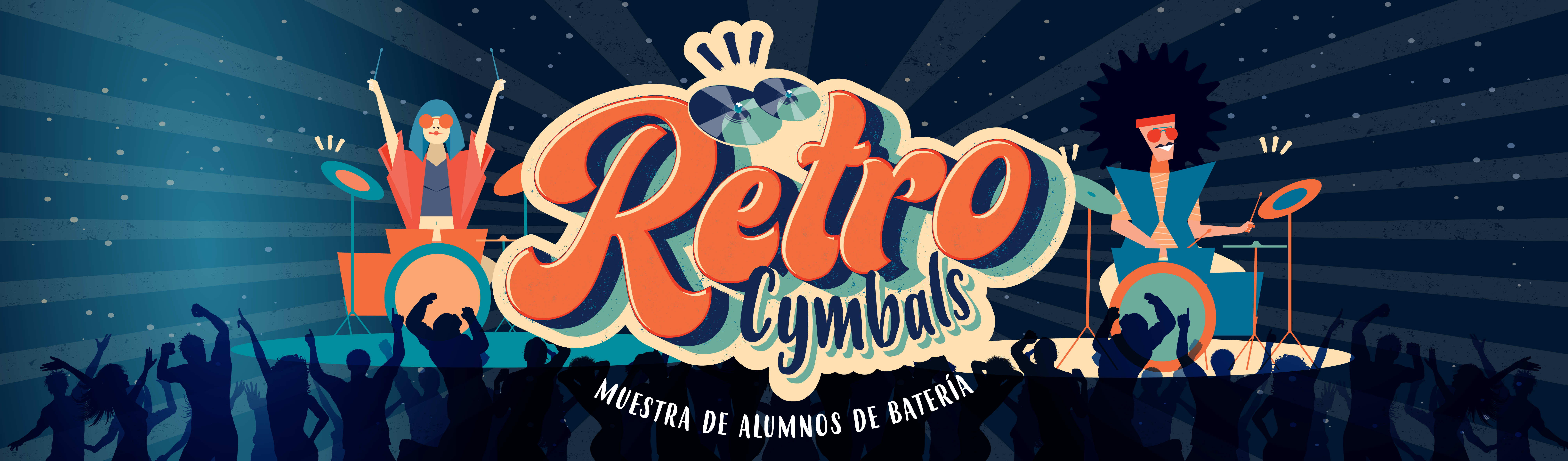 Portada de RetroCymbals - Muestra de Batería